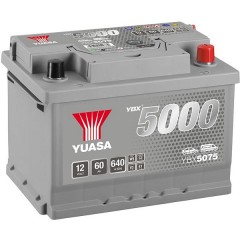 Аккумулятор Yuasa 12V 60Ah Silver High Performance Battery YBX5075
