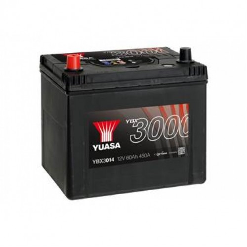 Аккумулятор Yuasa 12V 60Ah SMF Battery Japan YBX3014 YBX3014