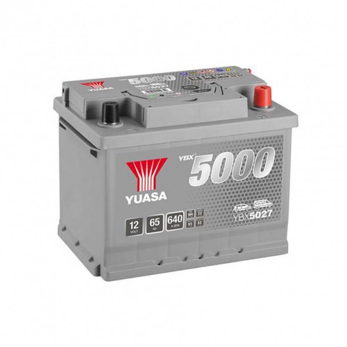 Аккумулятор Yuasa 12V 65Ah Silver High Performance Battery YBX5027 YBX5027