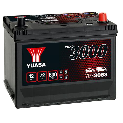 Аккумулятор Yuasa 12V 72Ah SMF Battery Japan YBX3069 YBX3069