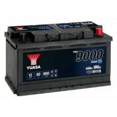Аккумулятор Yuasa 12V 80Ah AGM Start Stop Plus Battery YBX9115