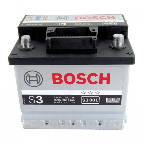 Акумулятор BOSCH S3 12В/41Аг/360А/10,76кг ( 0 092 S30 010) 0 092 S30 010