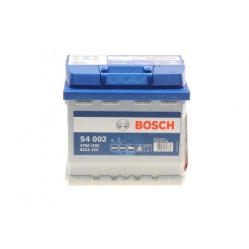Акумулятор BOSCH S4 12В/52Аг/470А/12,16кг ( 0 092 S40 020) 0 092 S40 020