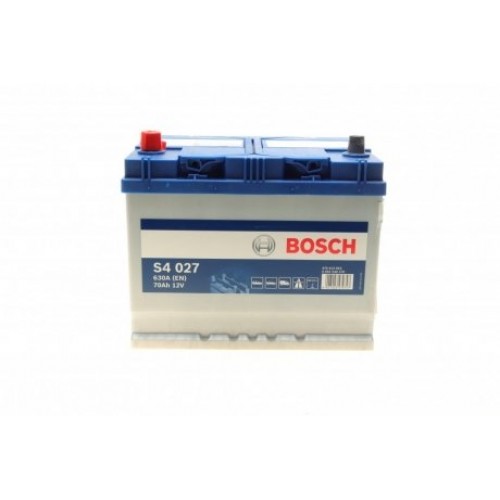 Акумулятор BOSCH S4 12В/70Аг/630А/16,24кг ( 0 092 S40 270) 0 092 S40 270