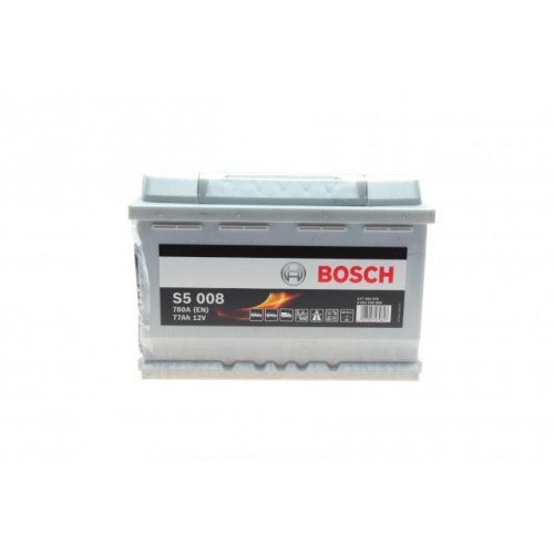 Акумулятор BOSCH S5 12В/77Аг/780А/17,54кг ( 0 092 S50 080) 0 092 S50 080