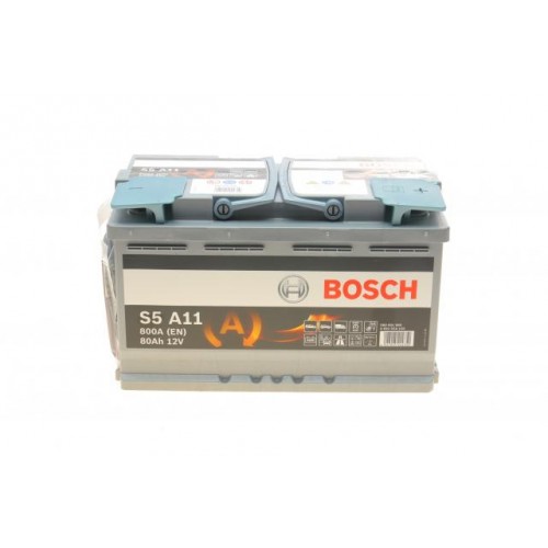 Акумулятор BOSCH S5A 12В/80Аг/800А/22,76кг ( 0 092 S5A 110) 0 092 S5A 110
