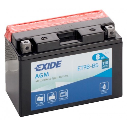 Акумулятор EXIDE ET9B-BS  ET9B-BS
