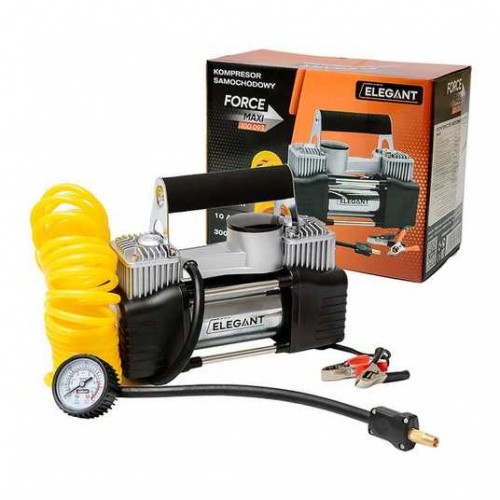 Компресор автомобільний Elegant Force Maxi 10 Атм двупоршневий (EL 100 093) EL 100 093