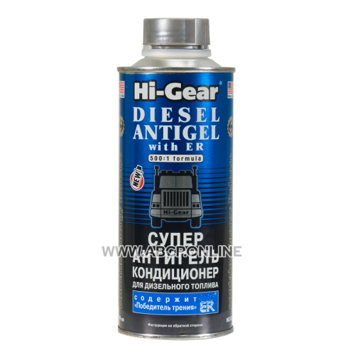 Hi-Gear Суперантигель для дизпалива (містить _Переможець тертя_) 444 мл HG3423 HG3423