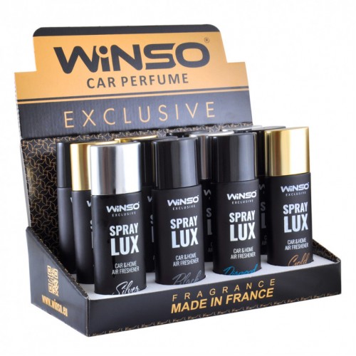 Освіжувач повітря WINSO Spray Lux Exclusive 55 мл. MIX 500005