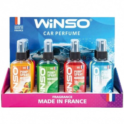 Освіжувач повітря WINSO Pump Spray,спрей 75мл., MIX №2 500002