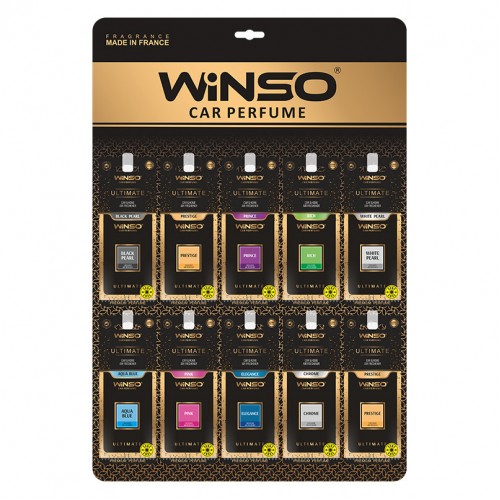MIX ароматизаторів _Ultimate Card_ ТМ Winso на планшеті 500079