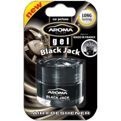 AROMA Ароматизатор Car Gel 50ml - BLACK JACK банка стекло