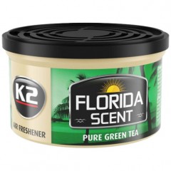Ароматизатор для салону авто K2 Florida Scent "Чистий зелений чай" 42 г (V87ZHE)