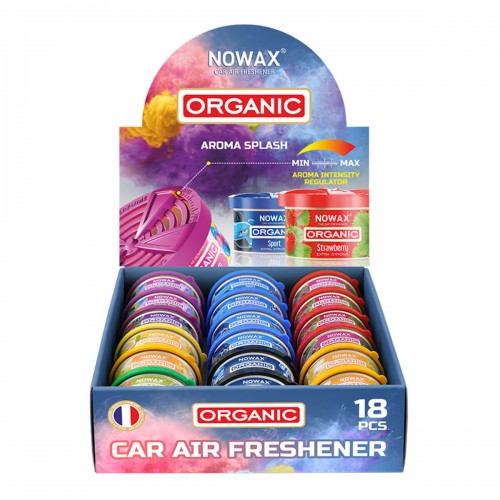 NOWAX MIX ароматизаторів Nowax серія Organic у виставковий бокс NX00118