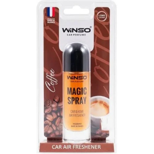 Освіжувач повітря в блістерній упаковці WINSO Magic Spray 30 мл. - Coffee 532480