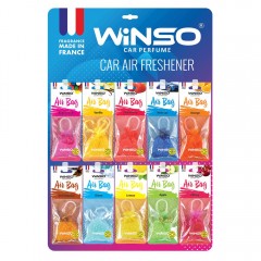 Освіжувач повітря WINSO AIR BAG Exclusive 20г. з ароматизованими гранулами, дисплей