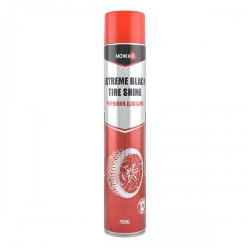 NOWAX Чорніння для шин Extreme black tire shine, 750ml. NX50200 NX50200