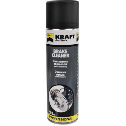 Очищувач для гальмівної системи KRAFT Brake Cleaner аерозоль 500 мл MT0157