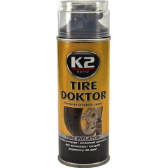 Герметик для усунення проколів шин K2 Tire Doctor аерозоль 400 мл (B310)