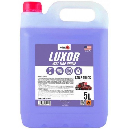 NOWAX Поліроль для шин LUXOR WET TIRE SHINE 5л. NX05129 NX05129