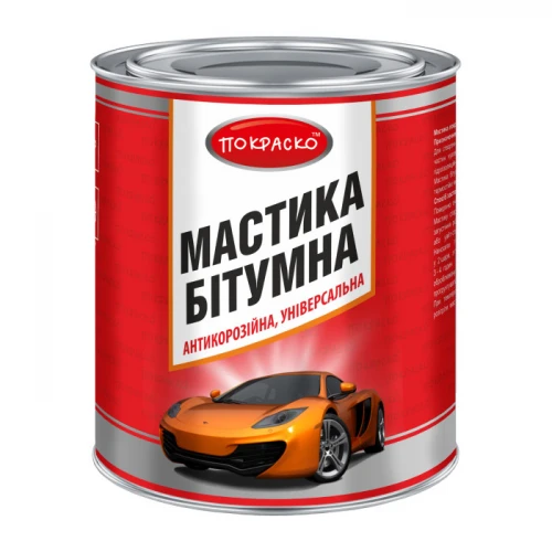 Мастика бітумна універсальна антикорозійна Покраско 4,3 кг 131203