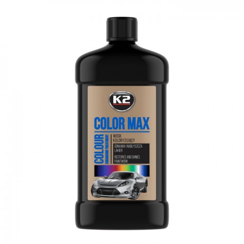 Поліроль восковий для кузова K2 Color Max чорний 500 мл (K025CA) K20342