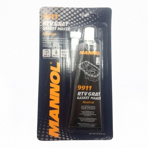 Mannol 9911 RTV Gasket Maker Gray Neutral Cерый силиконовий герметик,високотемпературний 85мл. 9911