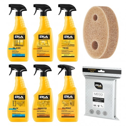 Набір побутової хімії ERLA для прибирання квартири (033347) 033347