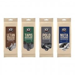 Набір вологих серветок K2 для догляду за авто 4 упаковки (033343)