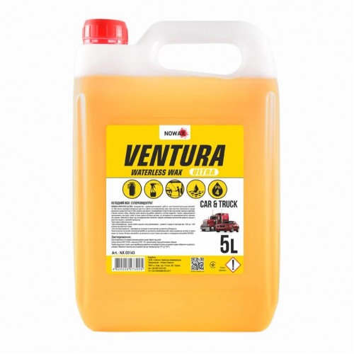 NOWAX Холодний віск суперконцентрат NOWAX VENTURA ULTRA WATERLESS WAX 5л. NX05143 NX05143