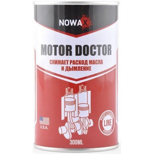 NOWAX MOTOR DOCTOR, 300ml. Присадка до моторного масла, застосовується для підвищення тиску масла NX30105 NX30105