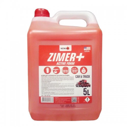 NOWAX Піна активна суперконцентрат ZIMER+ ACTIVE FOAM 5л. NX05130 NX05130