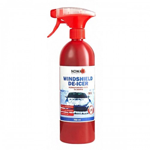 NOWAX Розморожувач скла та замків Windshield De-Icer 0,75л. NX75015 NX75015