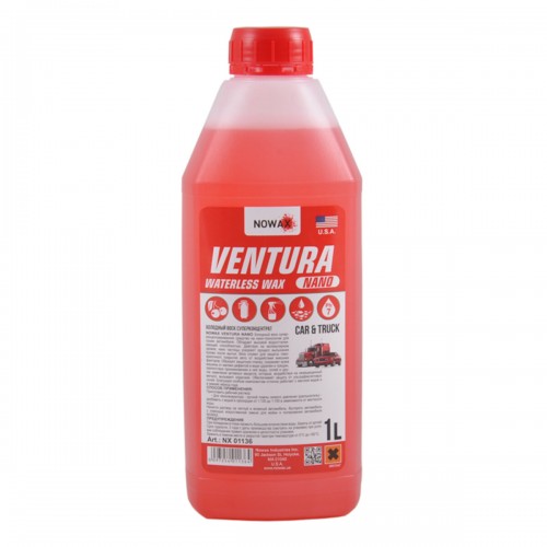 NOWAX Віск холодний суперконцентрат,Ventura NANO Waterless Wax 1л. NX01136 NX01136