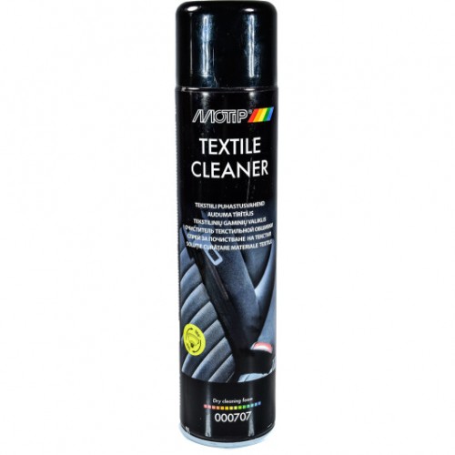 Очищувач для обивки салону MOTIP Textile Cleaner пінний аерозоль 600 мл MT0001