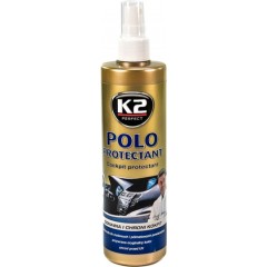 Поліроль для пластику K2 Polo Protectant матовий прозорий 350 мл (K410)