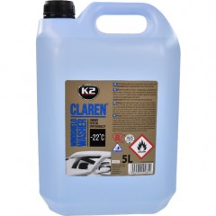 Омивач скла зимовий K2 Claren Windshield Washer -22 °С з нейтральним ароматом 5л. (K625)
