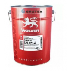 Олива моторна WOLVER SUPERTEC SAE 5W-40  відро 20л жерсть