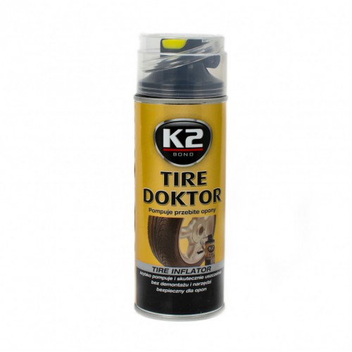 K2 TIRE DOKTOR USA 400ml Засіб для аварійної вулканізації (аерозоль) B310 B310