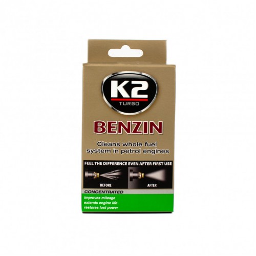 K2 TURBO BENZIN 50ml Очищувач інжекторів для бензинових двигунів (індивідуальна упаковка) ET3112 ET3112