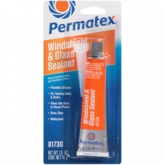 Permatex FLOWABLE SILICONE WINDSHIELD & GLASS SEALER. Силікон холодного затвердіння 42 гр. 81730