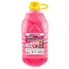 Омивач зимовий AUTO DRIVE WINTER SCREEN WASH CHERRY -19 °С, ПЕТ 5 л AD0142