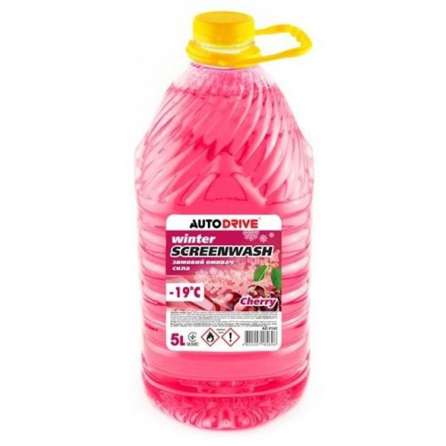 AUTO DRIVE Омивач зимовий WINTER SCREEN WASH CHERRY -19 °С, ПЕТ 5л. AD0142 AD0142