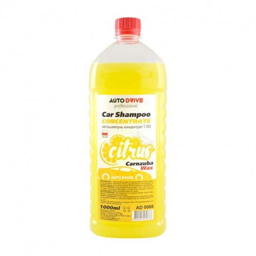 Автошампунь концентрат Auto Drive Car Shampoo Concentrate Carnauba Цитрус 1:1 AD0068 AD0068