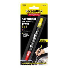 Карандаш для зафарбовування подряпин DoctorWax 2 в 1 DW8300
