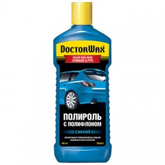 DoctorWax Кольорова поліроль із поліфлоном. Синя 300 мл DW8441