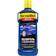 DoctorWax Кольорова поліроль із поліфлоном. Темно-синя 300 мл DW8433