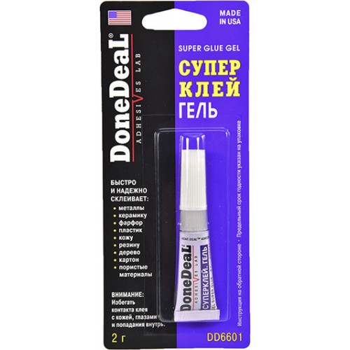 DONE DEAL Суперклей гель 2 г DD6601 DD6601