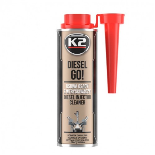 K2 DIESEL GO! 250ml Очисник форсунок для дизельних двигунів T321 T321